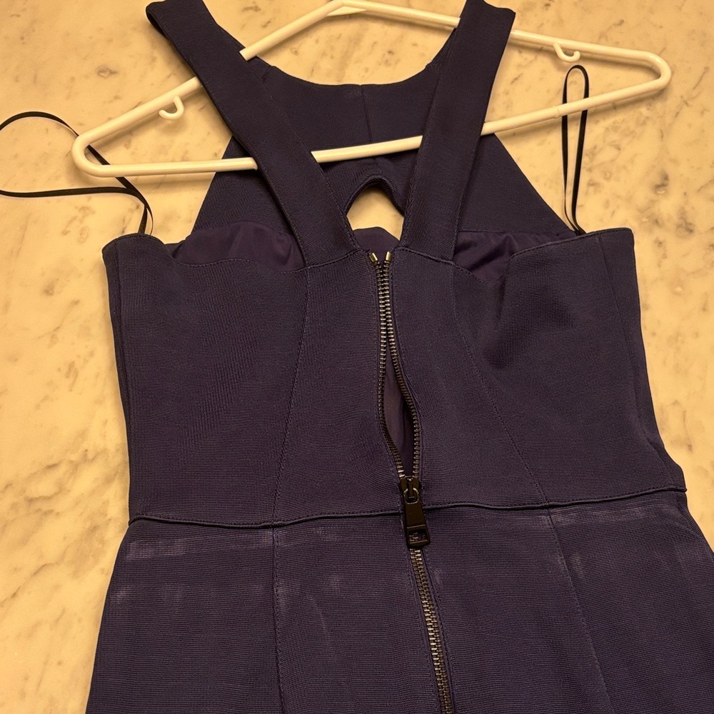 Burberry Navy Midi Dress - Picture 7 of 9
